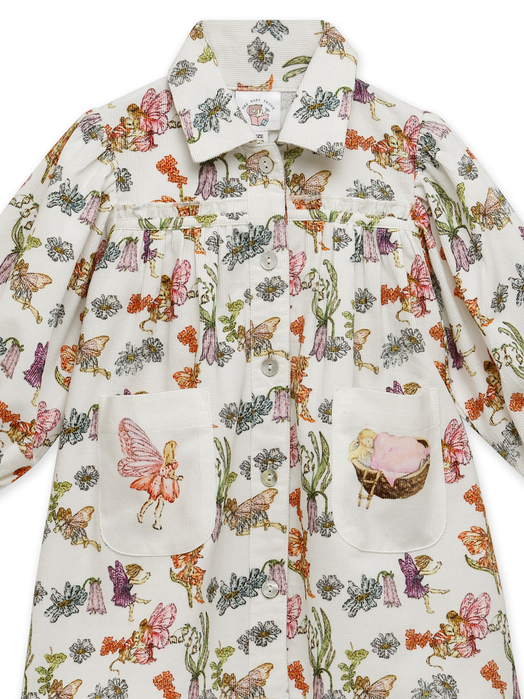 Cotton Corduroy Dress - Garden Fairies