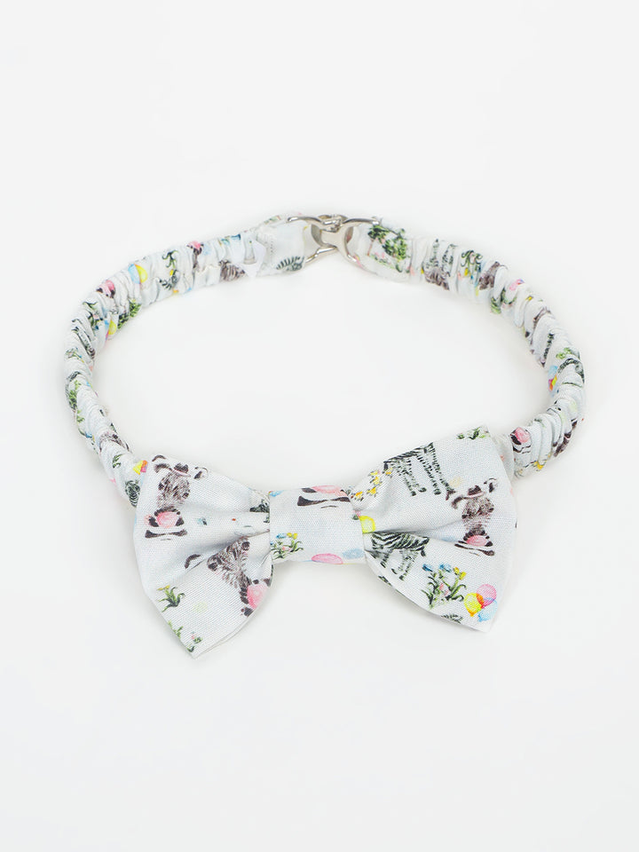 Boy's Cotton Bow Tie in Black - Zazzy Zebra