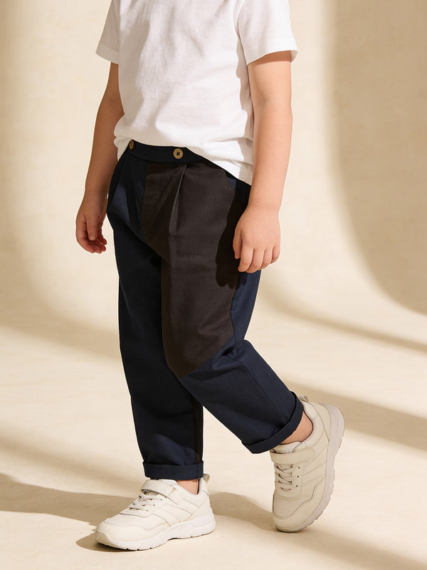 Color Block Style Pants - Unisex