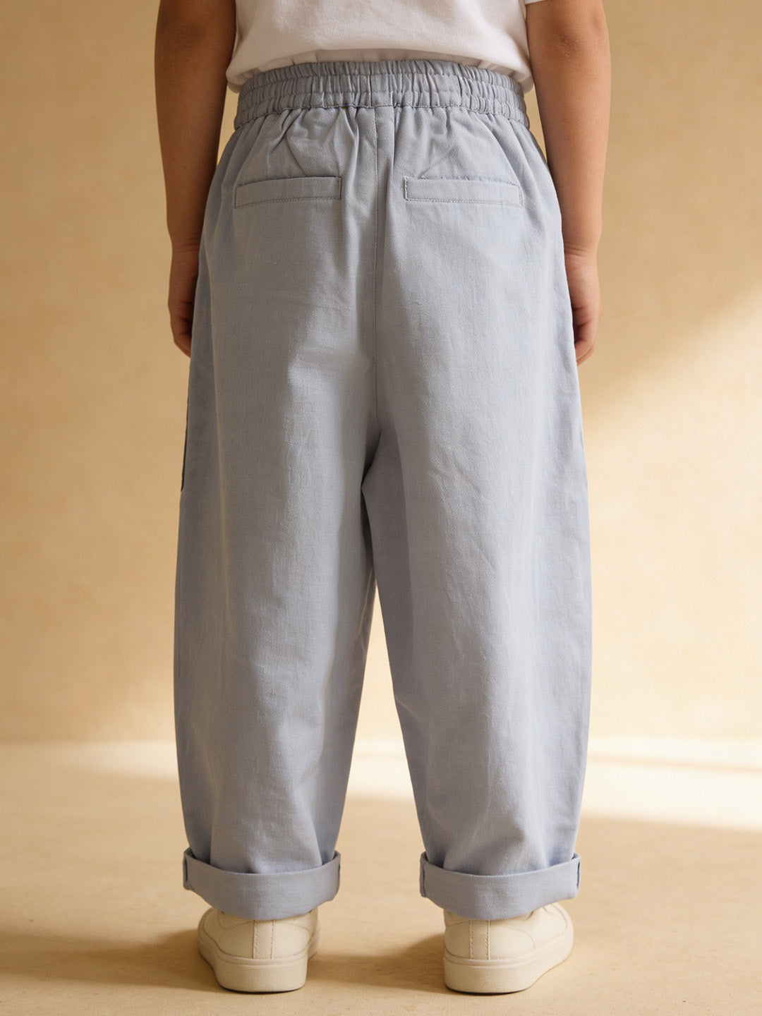 Unisex Color Block Kids Pants
