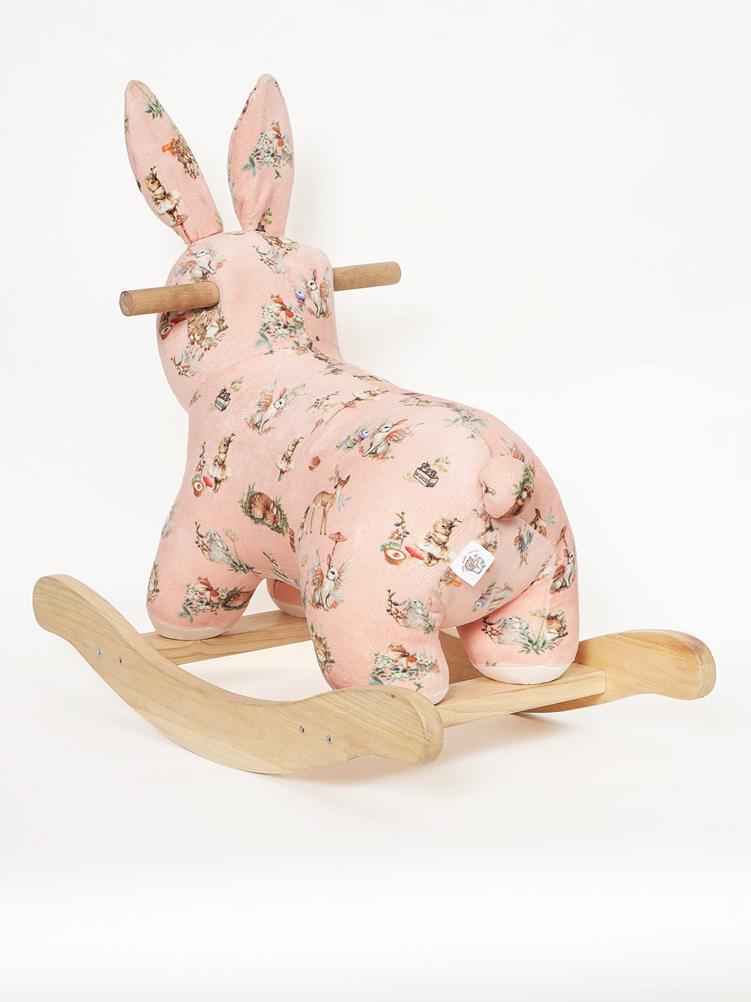 Baby's Traditional Rocker - Blush Bunny