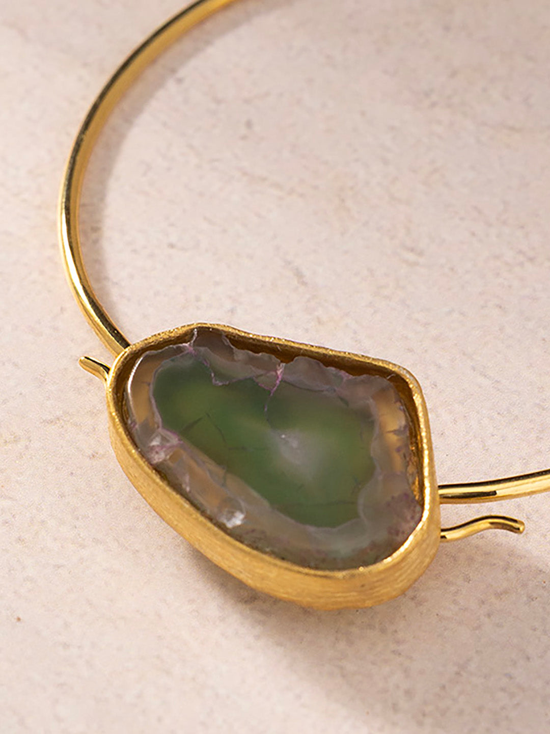 Heart Balance Bangle - Gold Plated