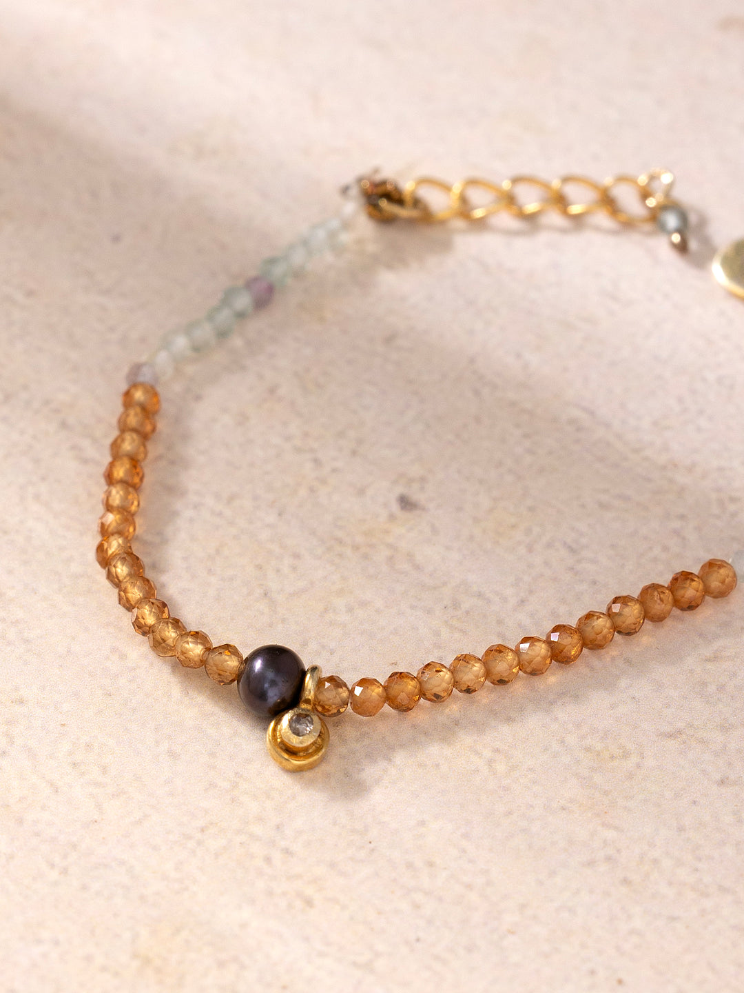 June Birthstone Baby Bracelet