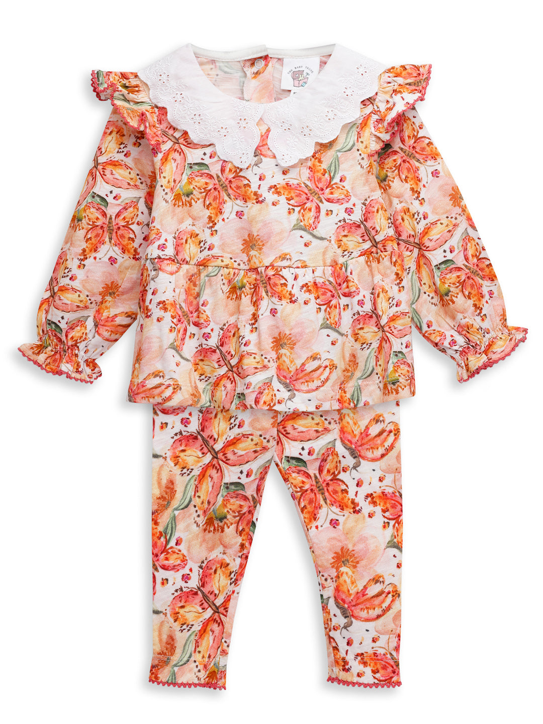 BRODERIE CORD SET - BUTTERFLY