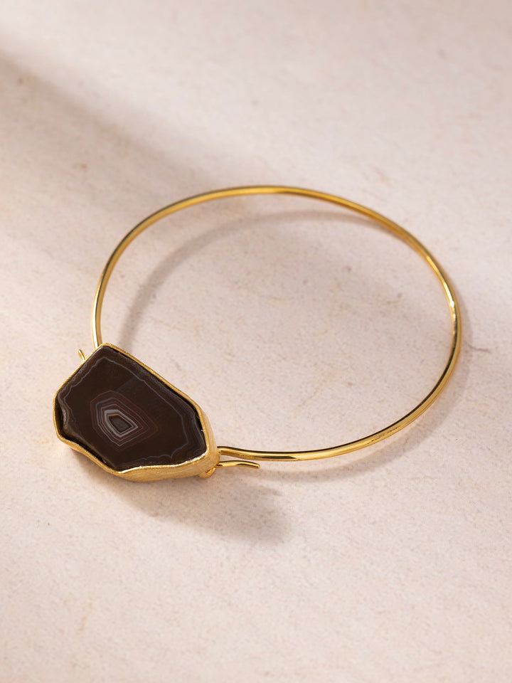 Root Strength Bangle - Gold Plated