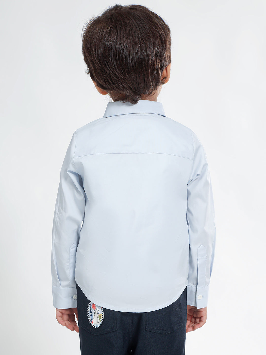 Boys Cotton Shirt in Blue - Peter Rabbit