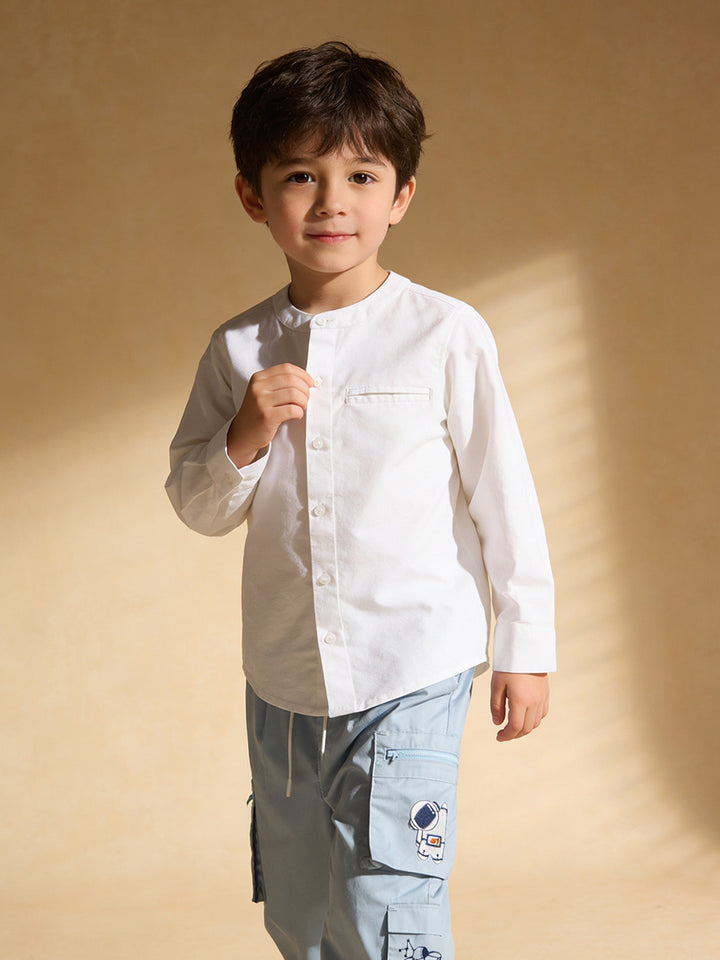 Band Collar Shirt – Signature Fit