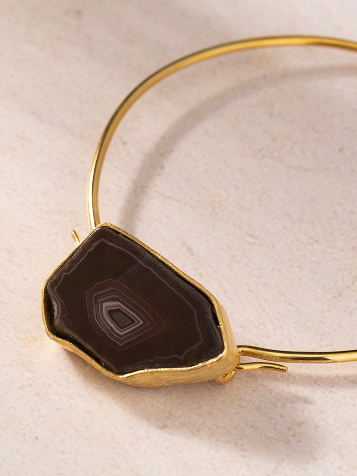 Root Strength Bangle - Gold Plated