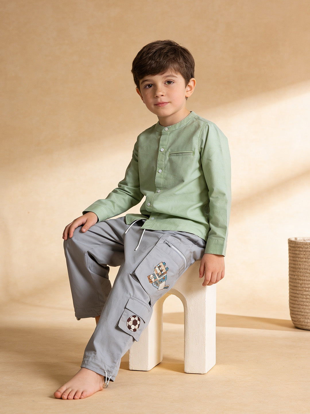 Band Collar Shirt – Signature Fit