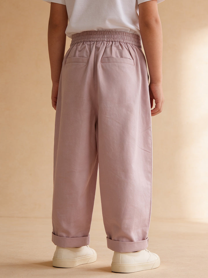 Unisex Color Block Kids Pants