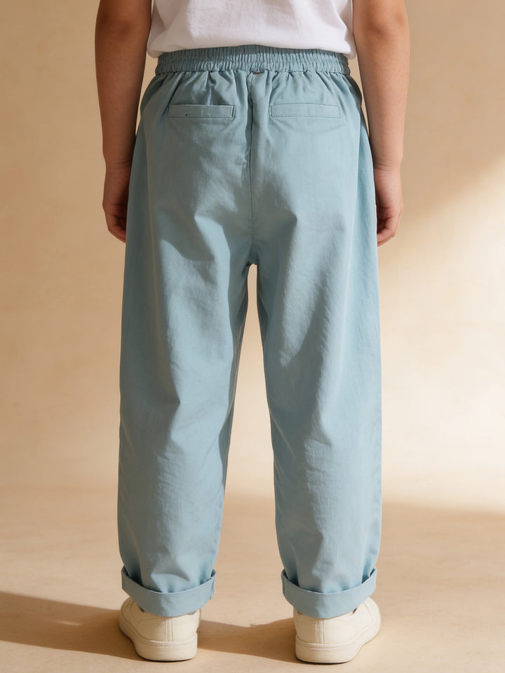 Unisex Color Block Kids Pants