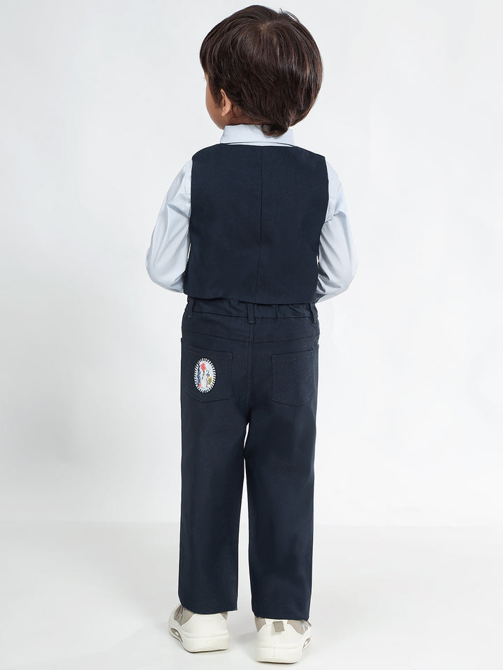 Boy's Formal Vest in Navy Blue - Peter Rabbit