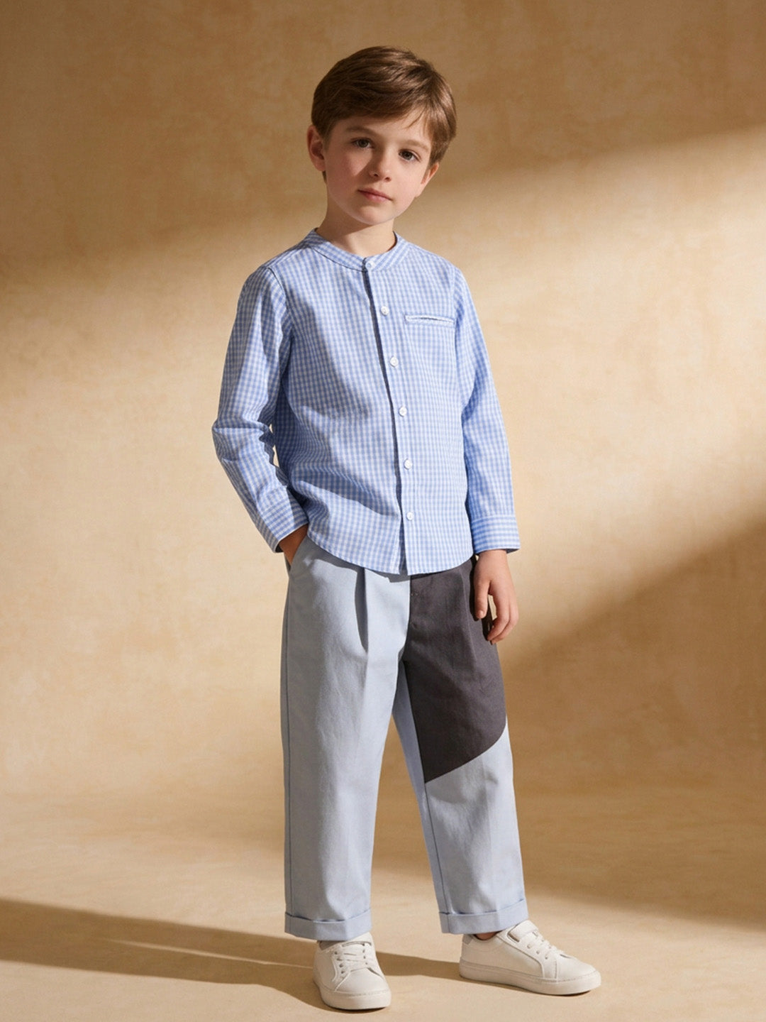 Band Collar Shirt