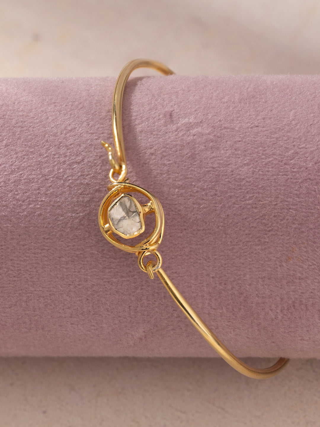 Polki Diamond Bangle for Mom