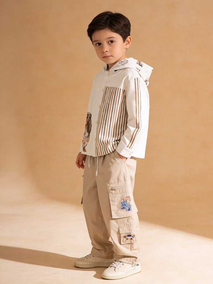 Kids Cotton Shacket - Little Dogsplay