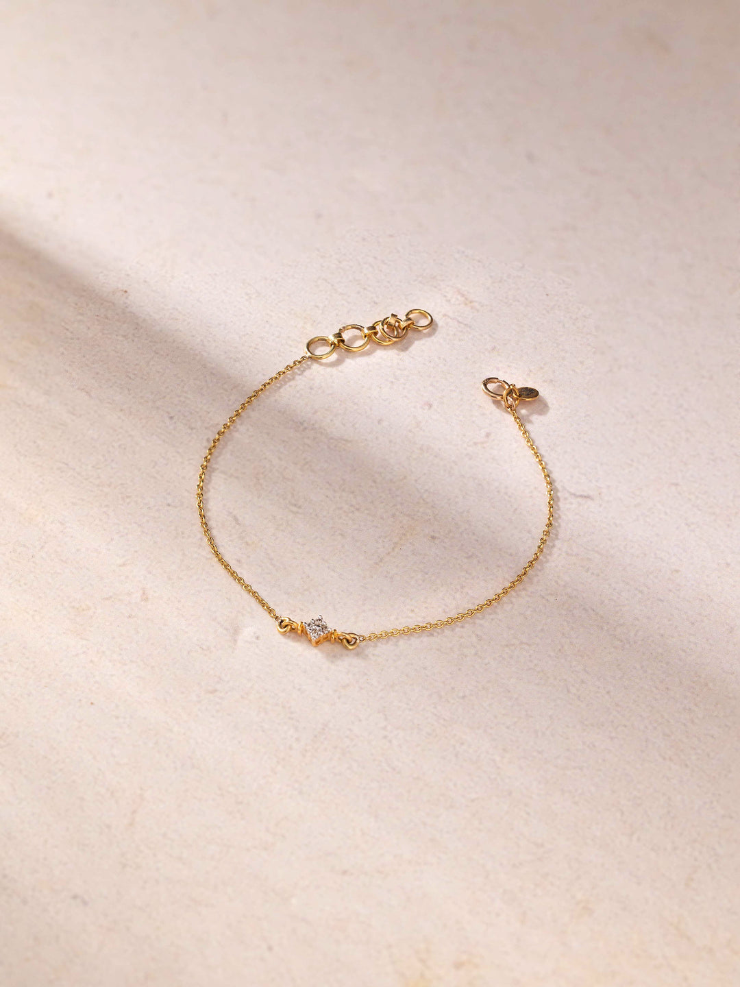 Diamond Gold Baby Bracelet – 14KT