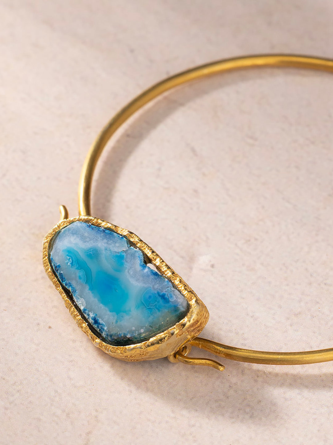 Calm & Clarity Bangle - Gold Plated