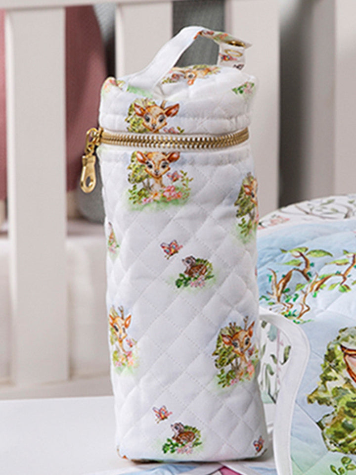BABY & TODDLER SOFT ORGANIC BOTTLE COVER SET: BAMBI SET OF 2