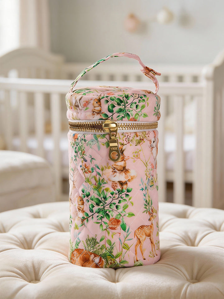 Feeding Bottle Cover - BLUSH BUNNY - SMALL