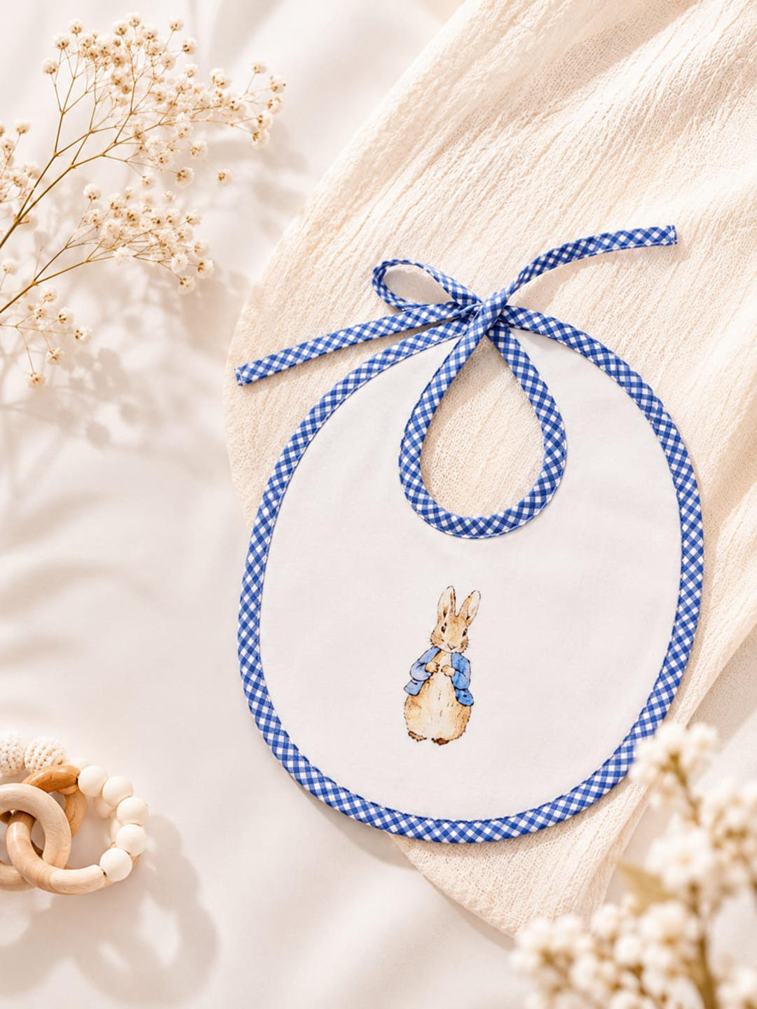 Baby Bib - Peter Rabbit -Blue