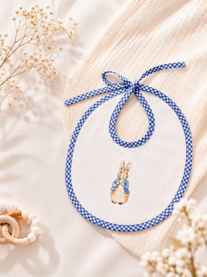Baby Bib - Peter Rabbit -Blue
