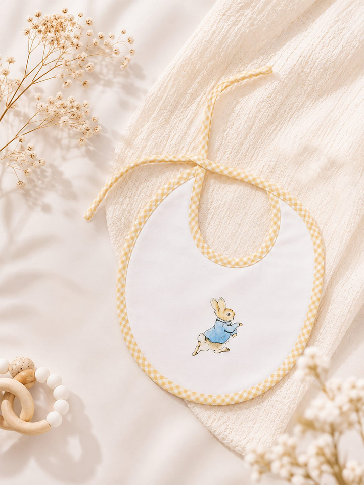 Baby Bib - Peter Rabbit -Yellow