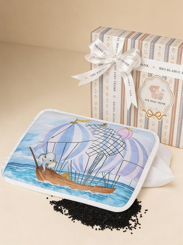 Baby Head Shaping Organic Mustard Seed Pillow - Ele on The Ship