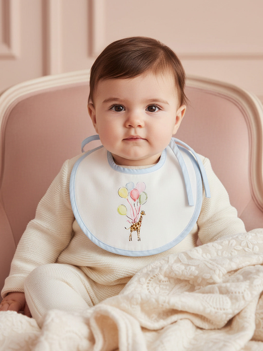 Baby Bib - Carnival Carousel Deer