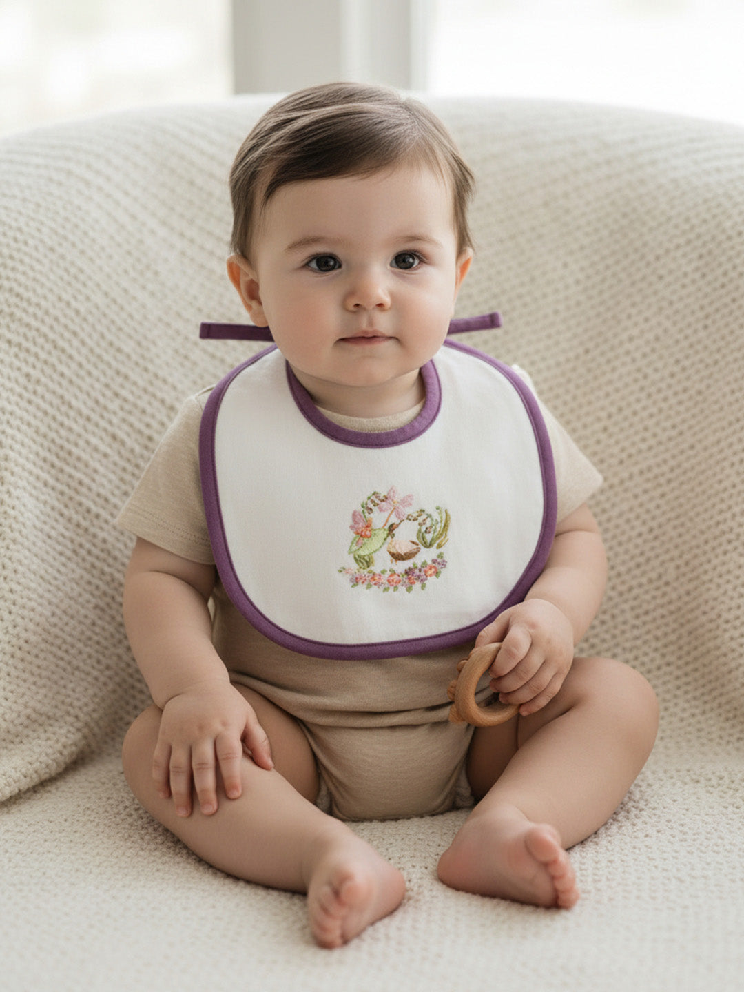 Baby Bib - Garden Fairy