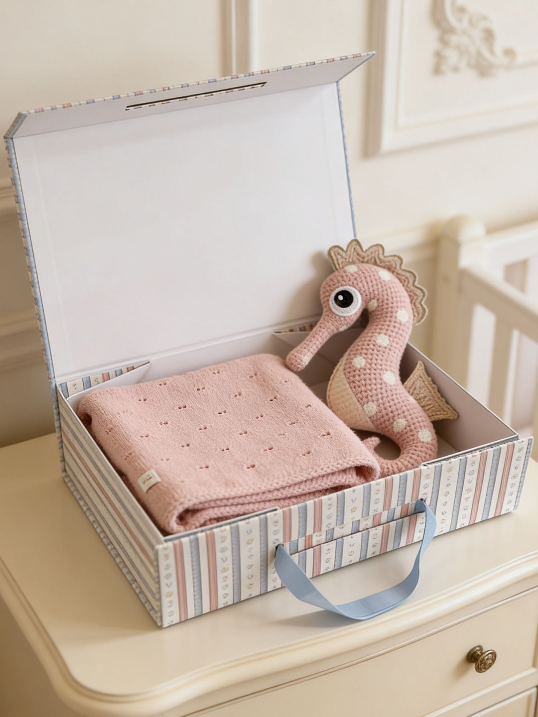 Baby & Toddler Snuggle Blanket Set: Blush Plush Set of 2