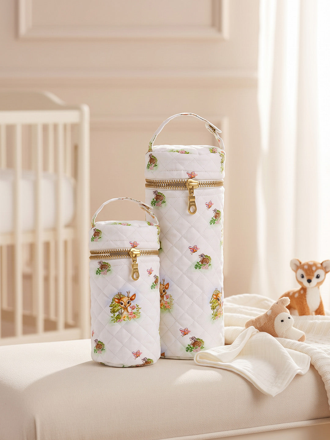 BABY & TODDLER BOTTLE COVER SET:BAMBI SET OF 2