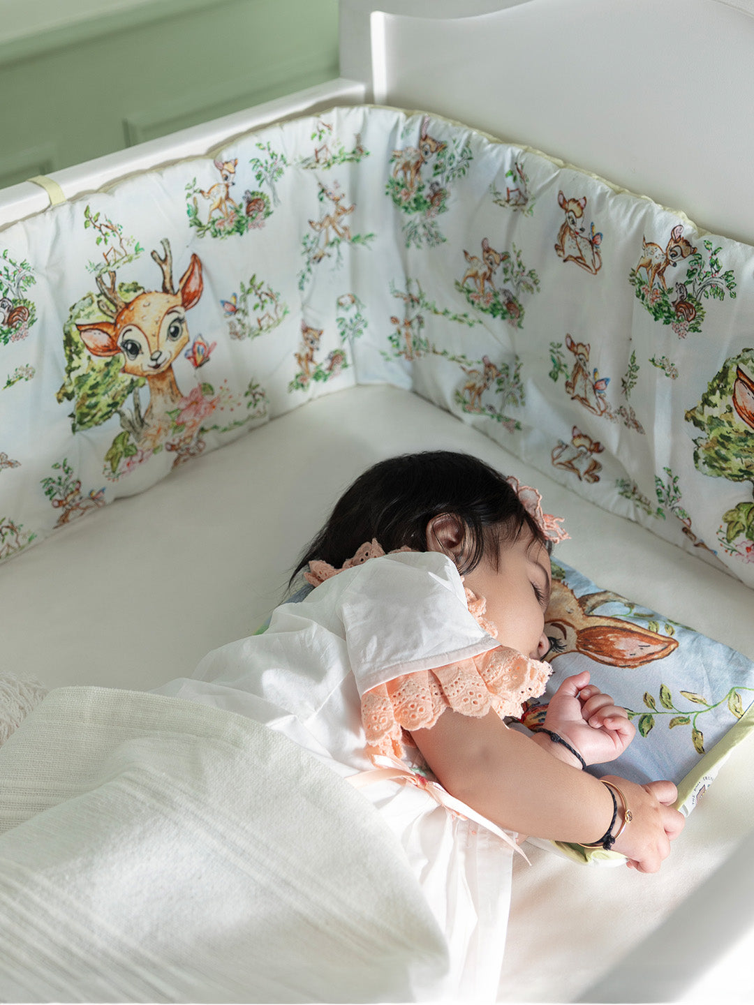 Baby Cot Bumper - Bambi