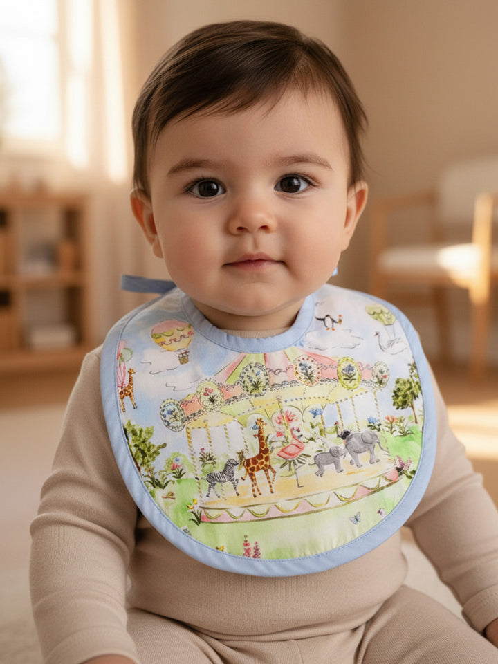 Baby Bib - Carnival Carousel