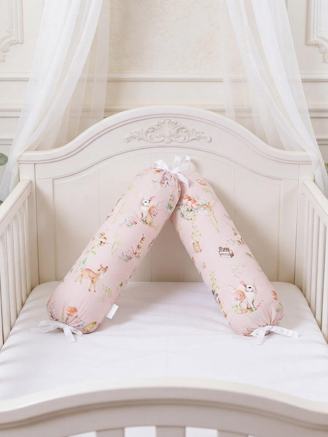 Blush Bunny Bolster Set Of 2