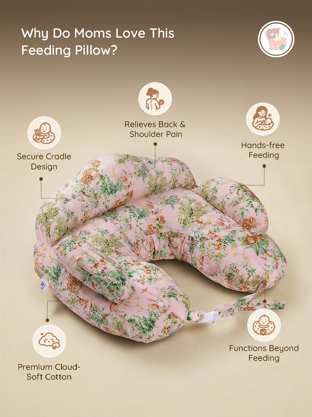Feeding Pillow Cradle - Little leo
