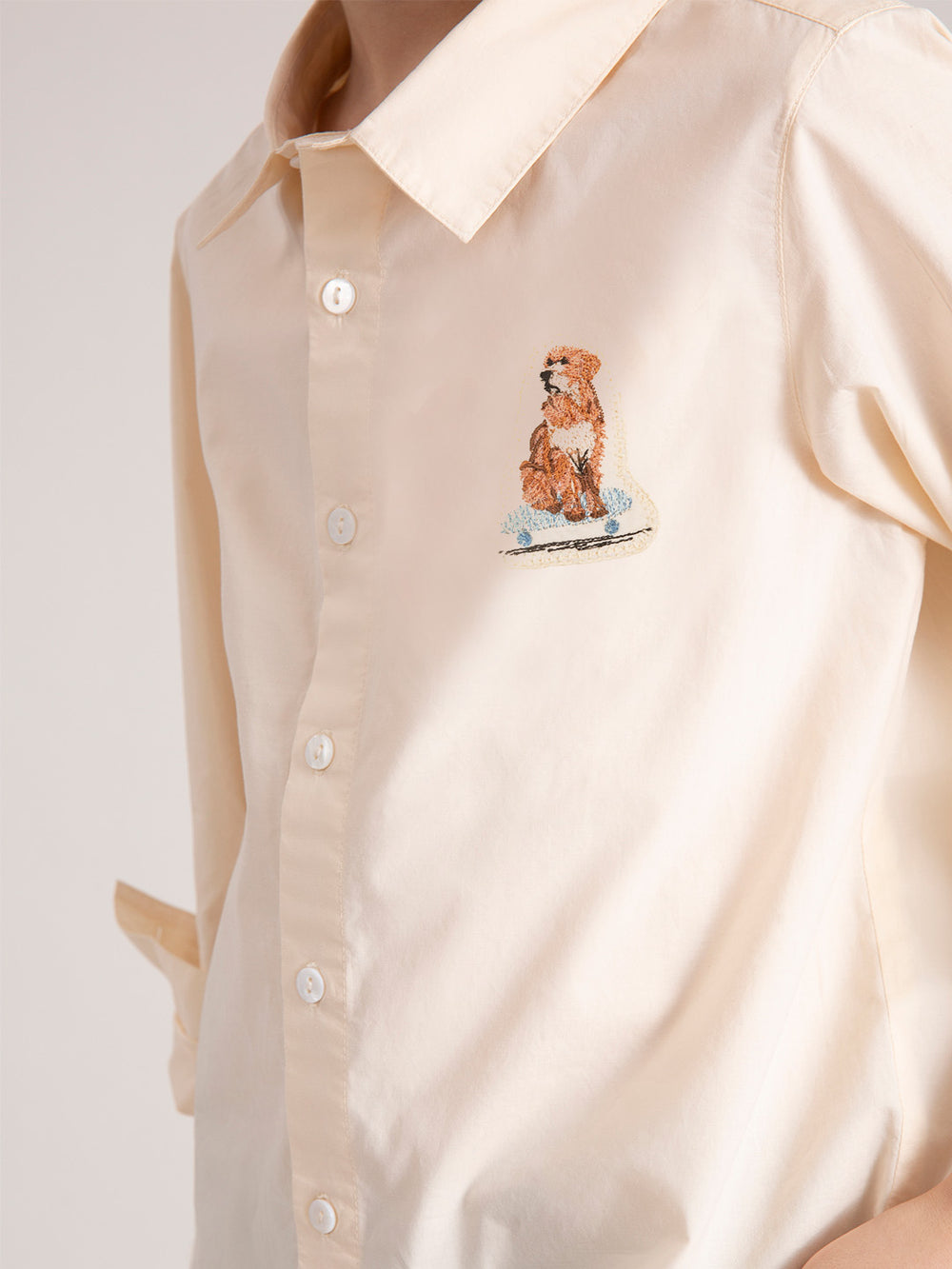 Boy Poodle Boy Shirt Collared - Labrador cute zoom view