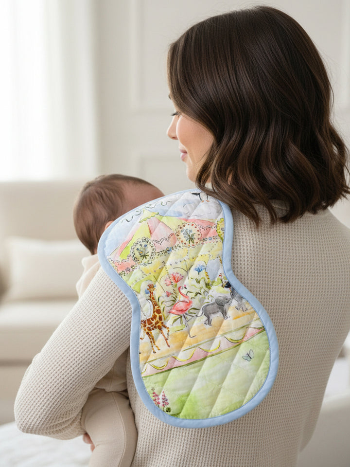 Burp Cloth - CARNIVAL CAROUSEL