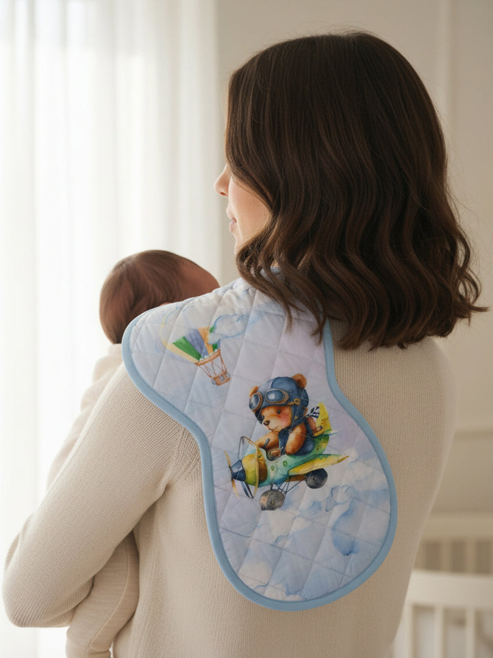 Burp Cloth - TEDDY'S DREAM FLY