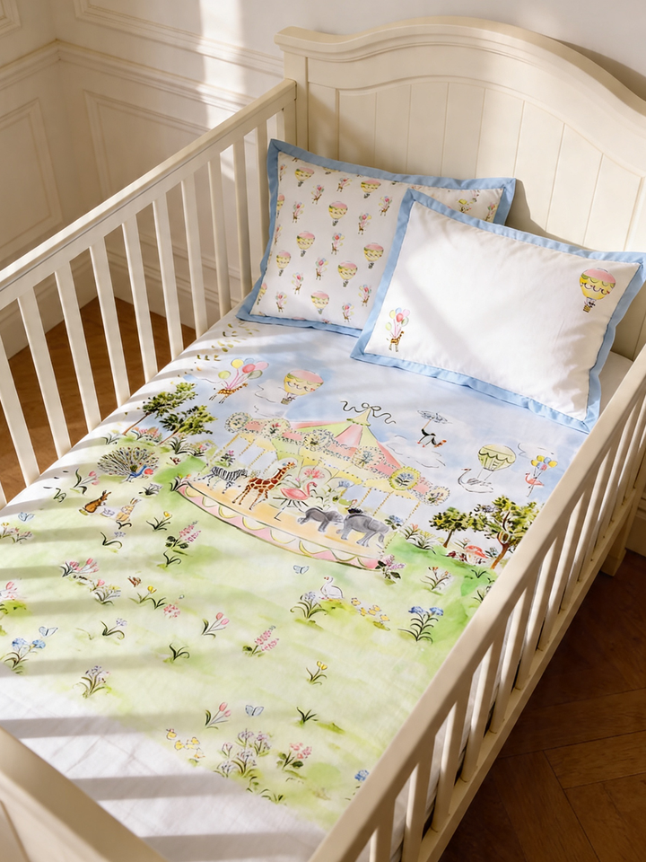Carnival Carousel Bedsheet Set with Pillow Covers