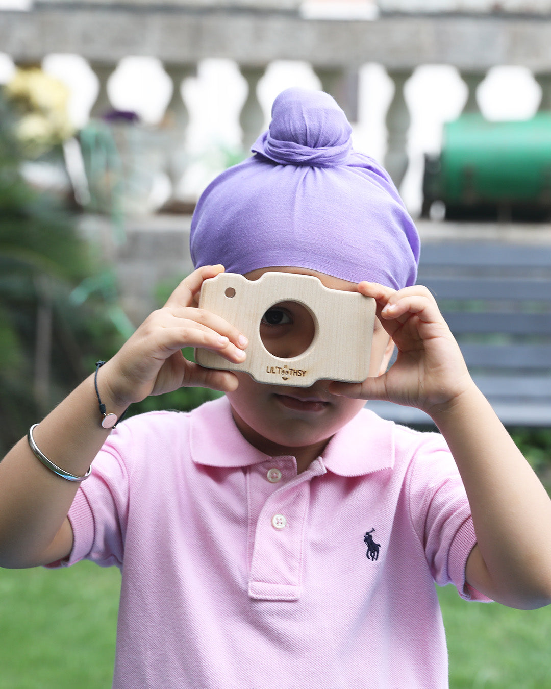 Organic Wooden Camera Teether