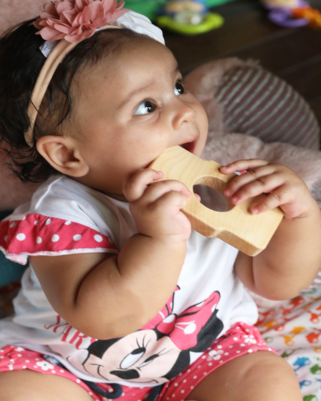 Organic Wooden Camera Teether