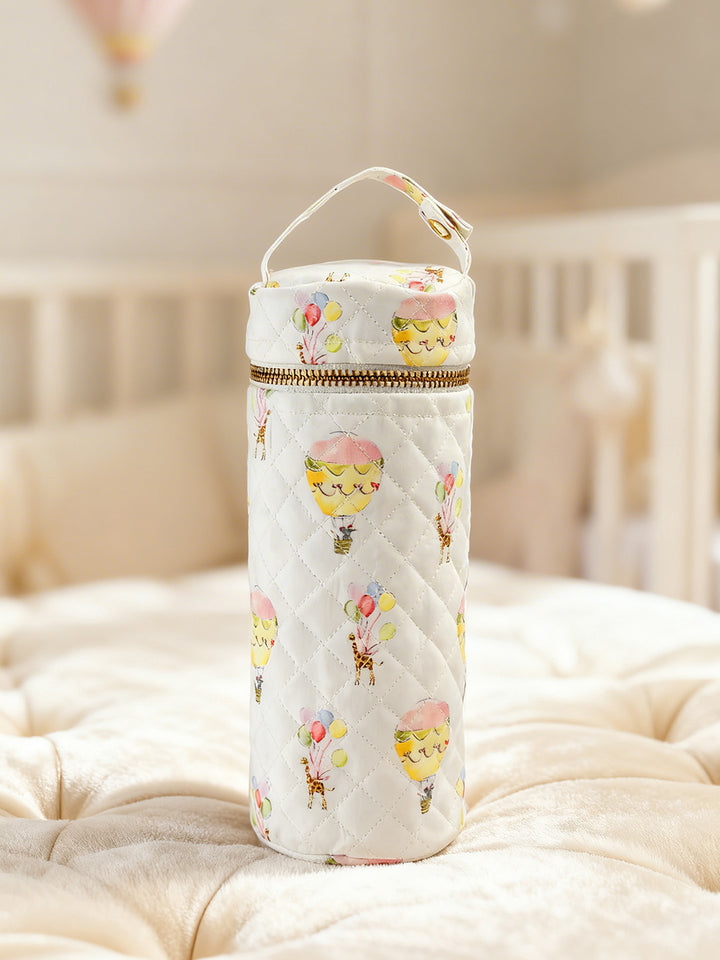BABY & TODDLER BOTTLE COVER SET: CARNIVAL CAROUSEL SET OF 2