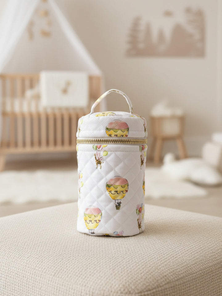 BABY & TODDLER BOTTLE COVER SET: CARNIVAL CAROUSEL SET OF 2