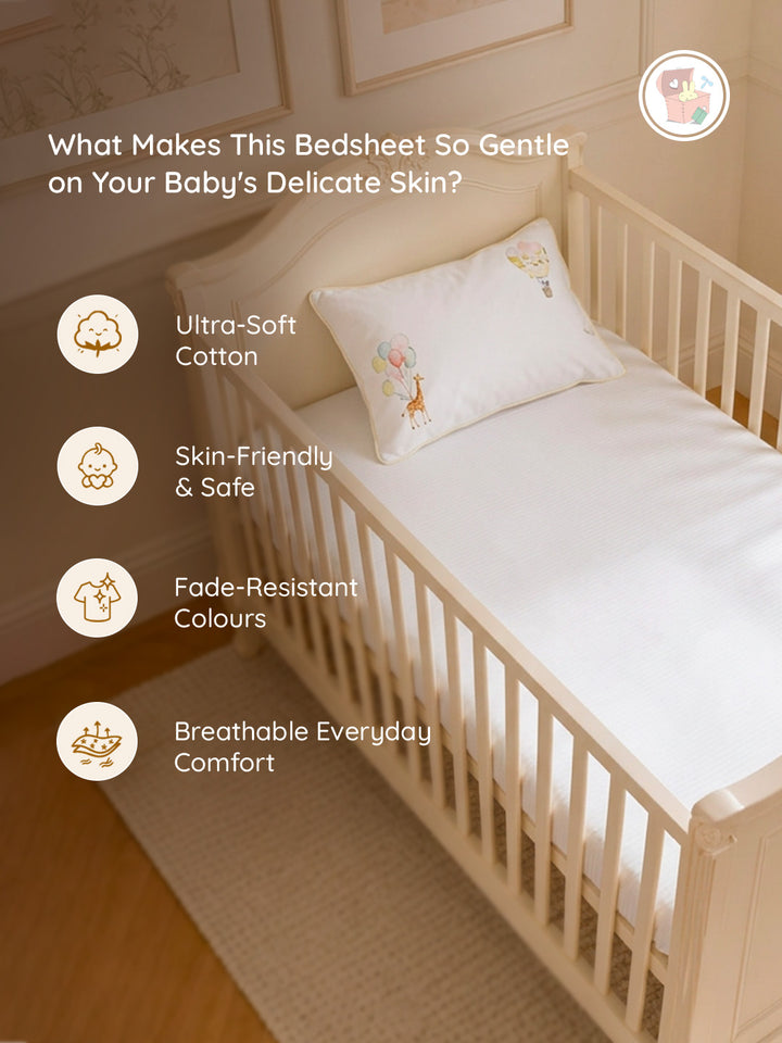 Carnival Carousel Bedsheet & Pillow Set | Supima Cotton Baby Bedding
