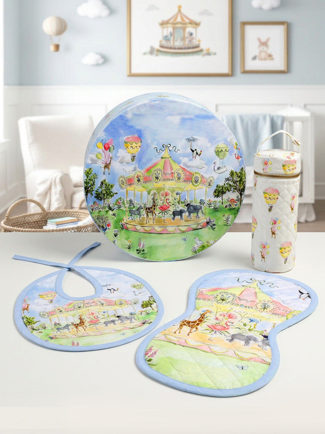 Newborn Feeding Essentials Gift Box (Set of 3) - CARNIVAL CAROUSEL