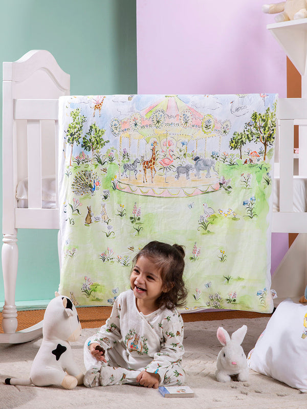 Carnival Carousel - Feels like a cloud, ensuring ultimate coziness. It moderates temperature for year-round comfort, helping your baby sleep well so you can enjoy uninterrupted rest.