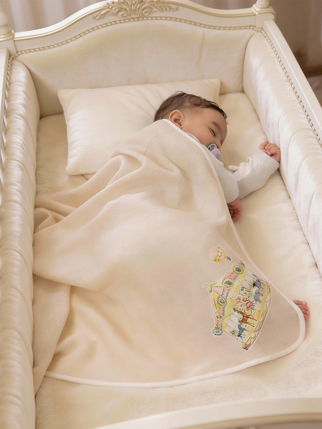 Carnival Carousel Cashmere Baby Blanket