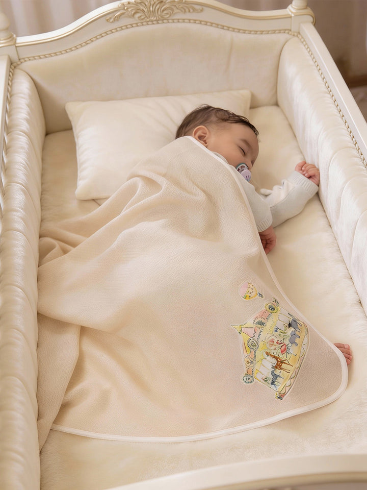 Carnival Carousel Cashmere Baby Blanket