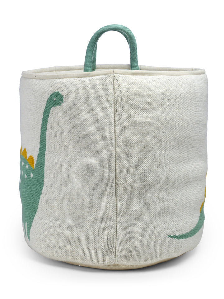 Dinosaur Knitted Basket