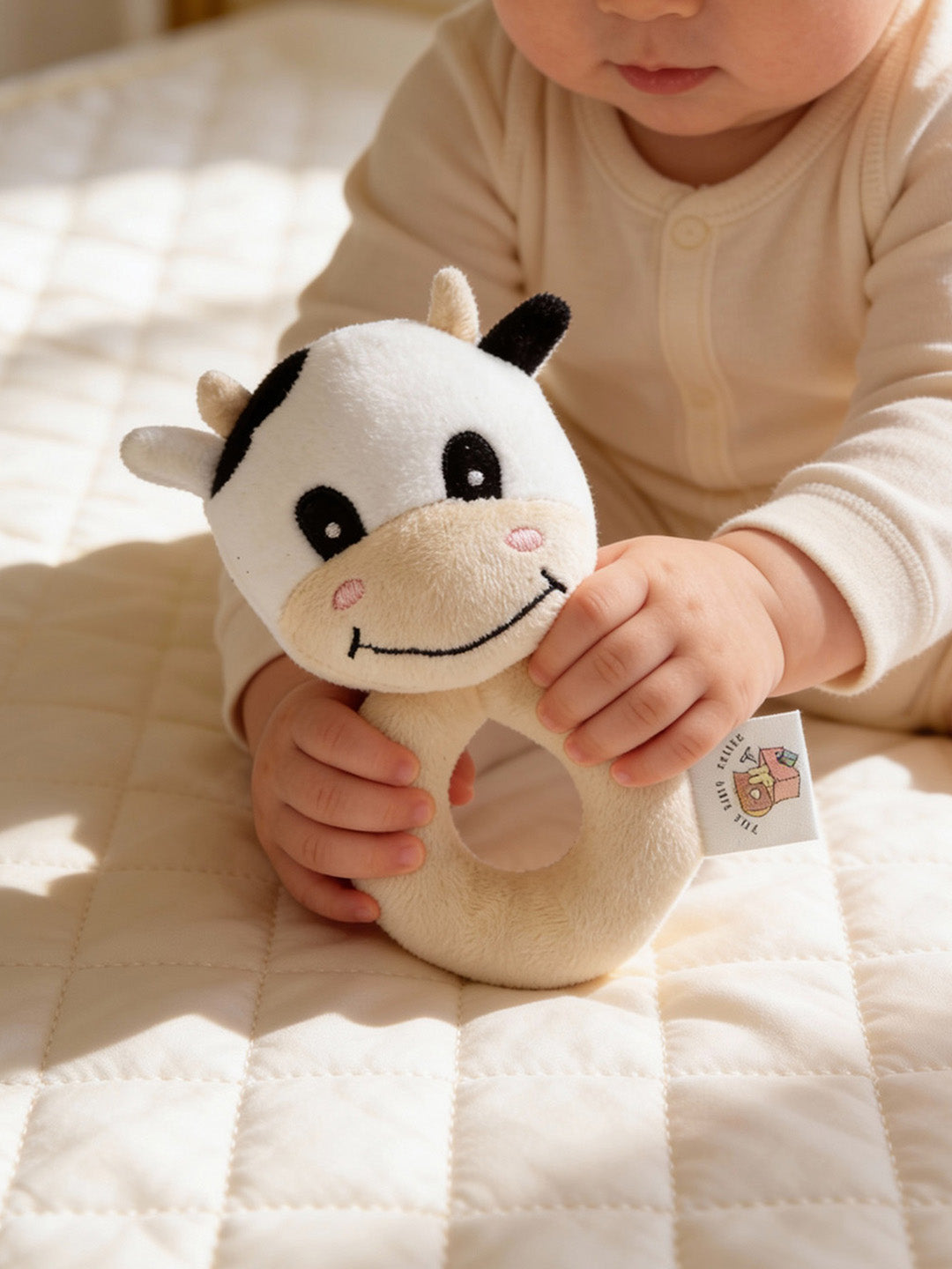 Farm Baby Raddle Premium Baby Cow Rattles & Toys for Newborns & Toddlers – The Baby Trunk